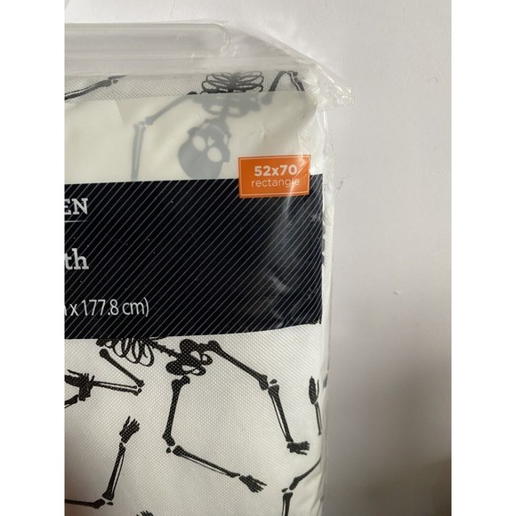 Grand Venture Vintage Pumpkin Pail Vinyl Skeleton Tablecloth Jelly Stickers Lot - Picture 7 of 12